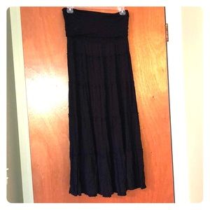 I-N-C long black skirt